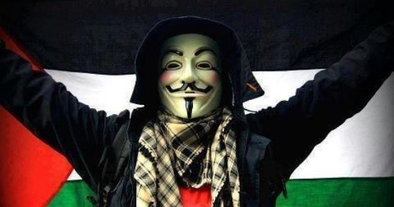 Anonymous Palestina Gaza Israel